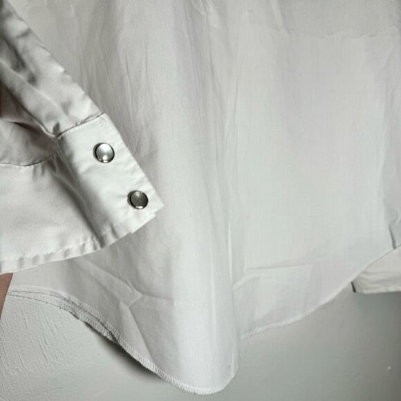 Vintage H Bar C California Ranchwear American Flag Pearl Snap - Picture 5 of 12